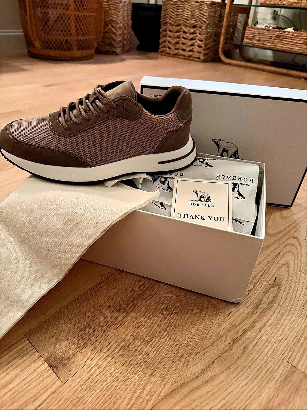 Boreale Brown Sneakers NWT sz(44)